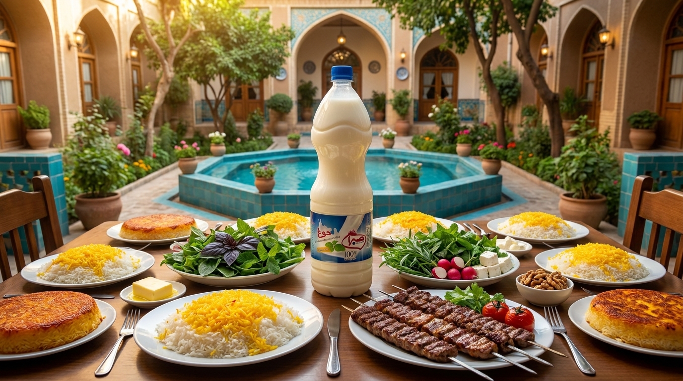 دوغ بطری (1/5 لیتر)