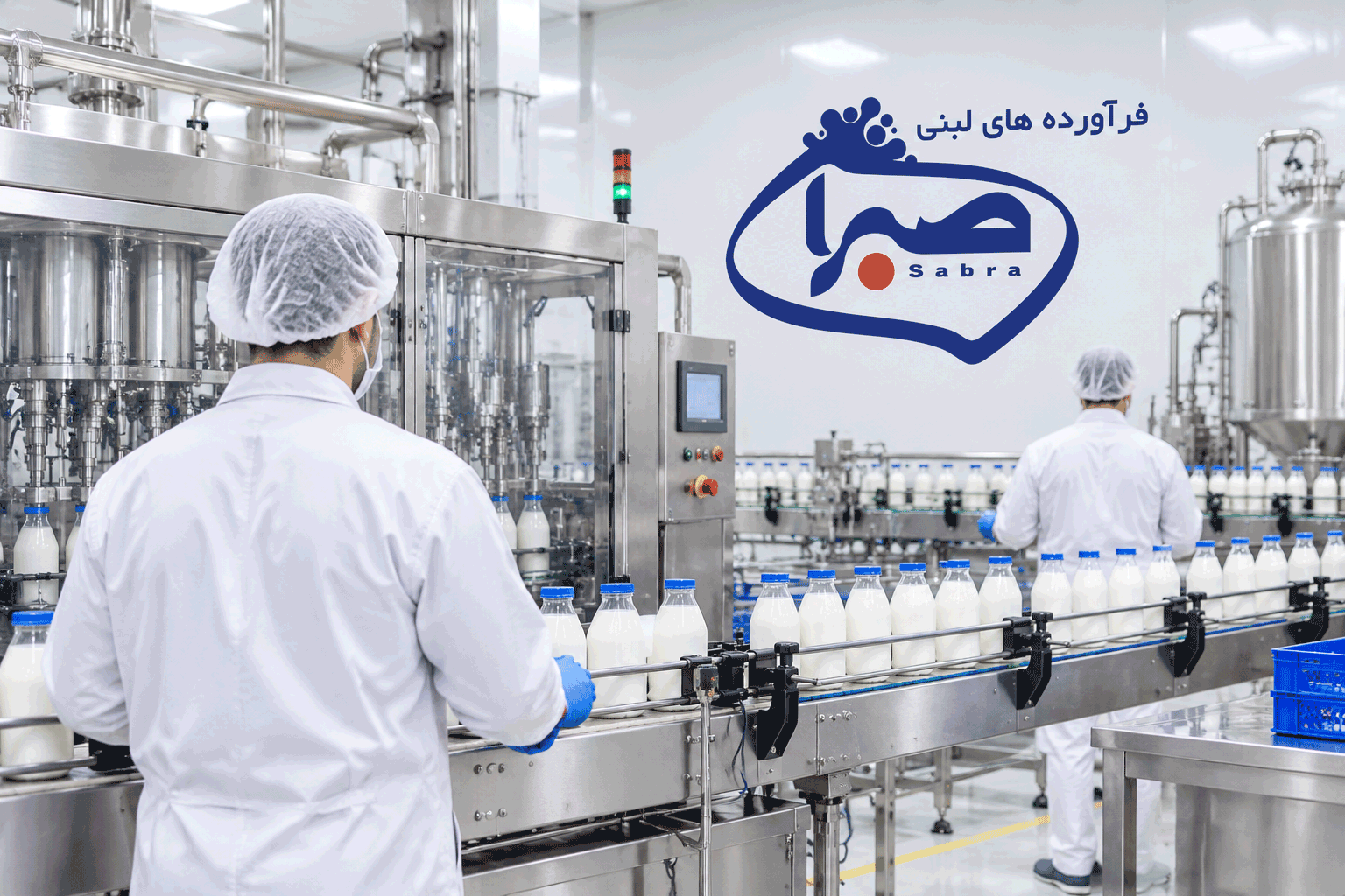 خط تولید مدرن لبنیات صبرا؛ کیفیت از شیر تازه تا محصول نهایی